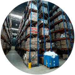 Interior do Centro de Distribuição de Campo Grande